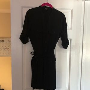 Express Black Midi Dress.